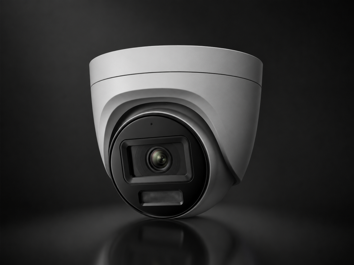 Hikvision-style turret CCTV camera