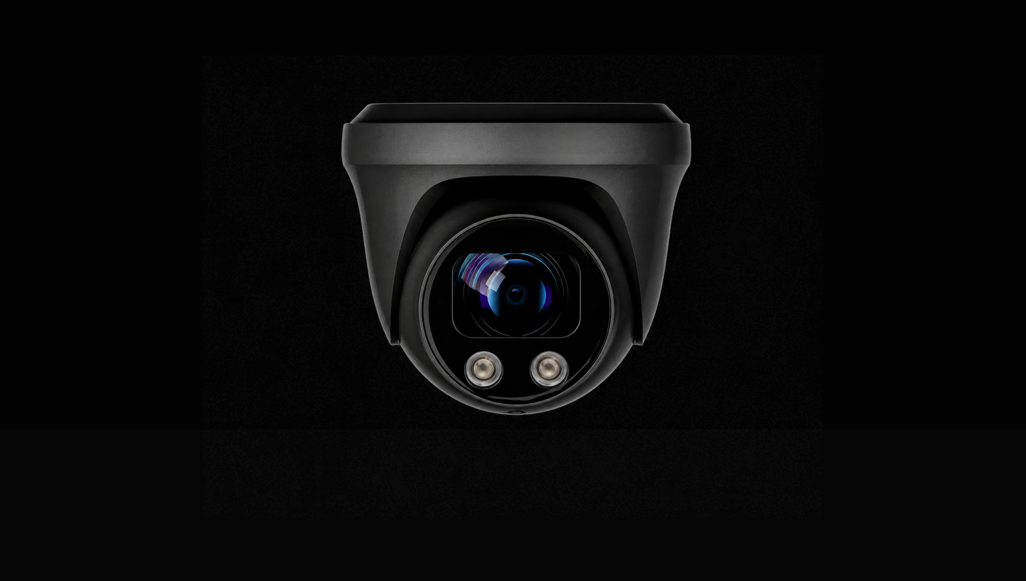 Luma black turret CCTV camera product image